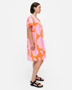 Vaatteet Marimekko Avomeri Unikko Puuvillapopliinimekko