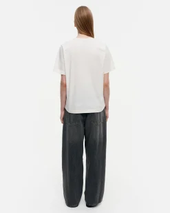 Vaatteet Marimekko Erna Relaxed Unikko Placement T-Paita