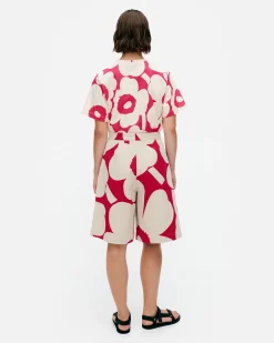 Vaatteet Marimekko Hyu00F6Ky Unikko Puuvillapellavashortsit