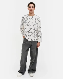 Vaatteet Marimekko Kioski Biitti Pieni Piirto Unikko Trikoopaita