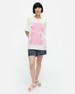 Vaatteet Marimekko Kioski Embla Unikko Placement T-Paita