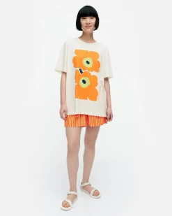 Vaatteet Marimekko Kioski Embla Unikko Placement T-Paita