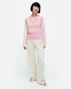 Vaatteet Marimekko Kioski Siete Maalis Patja Puuvillaneulepaita