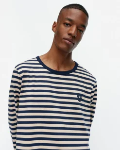 Vaatteet Marimekko Kioski Tasaraita Men Longsleeve Trikoopaita