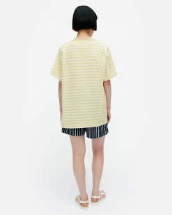 Vaatteet Marimekko Kioski Tasaraita Men Shortsleeve T-Paita