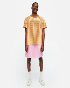 Vaatteet Marimekko Kioski Tasaraita Men Shortsleeve T-Paita