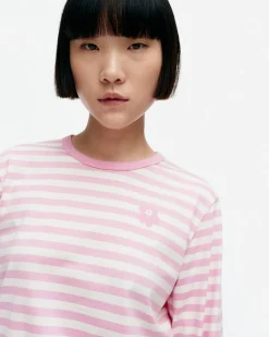 Vaatteet Marimekko Kioski Tasaraita Relaxed Longsleeve Trikoopaita