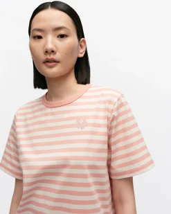 Vaatteet Marimekko Kioski Tasaraita Relaxed Shortsleeve T-Paita
