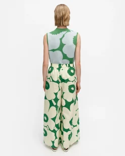 Vaatteet Marimekko Kohti Unikko Puuvillapopliinihousut