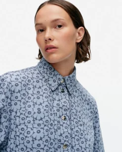 Vaatteet Marimekko Kukkein Unikko Puuvillahaalari