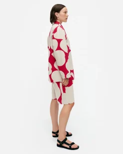 Vaatteet Marimekko Kulmat Unikko Puuvillapellavapaitatakki