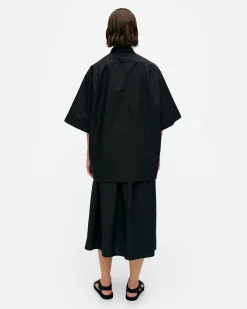 Vaatteet Marimekko Meara Mini Unikko Puuvillapopliinitunika