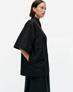 Vaatteet Marimekko Meara Mini Unikko Puuvillapopliinitunika