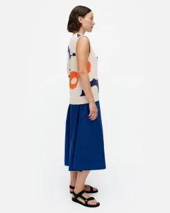 Vaatteet Marimekko Pioneeri Unikko Puuvillaneuleliivi