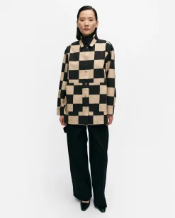 Vaatteet Marimekko Potenssi Kukko Ja Kana Puuvillapaitatakki