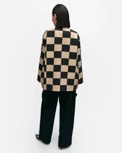 Vaatteet Marimekko Potenssi Kukko Ja Kana Puuvillapaitatakki