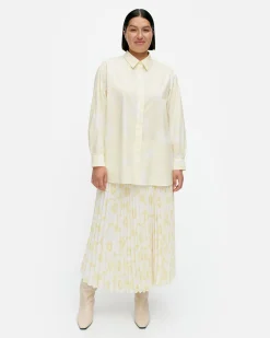 Vaatteet Marimekko Ruoste Unikko Puuvillapopliinipaita