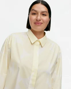 Vaatteet Marimekko Ruoste Unikko Puuvillapopliinipaita