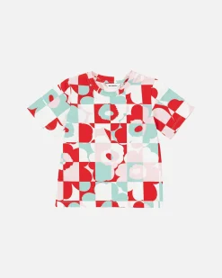 Vaatteet Marimekko Soida Ruutu Unikko Ii T-Paita