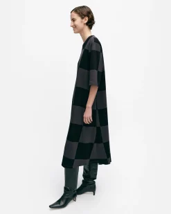 Vaatteet Marimekko Tangentti Kukko Ja Kana Trikoomekko