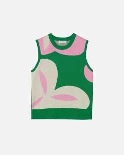 Vaatteet Marimekko Vesikko Poiminto Puuvillaneuleliivi