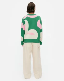 Vaatteet Marimekko Viuhko Poiminto Puuvillaneulepusero